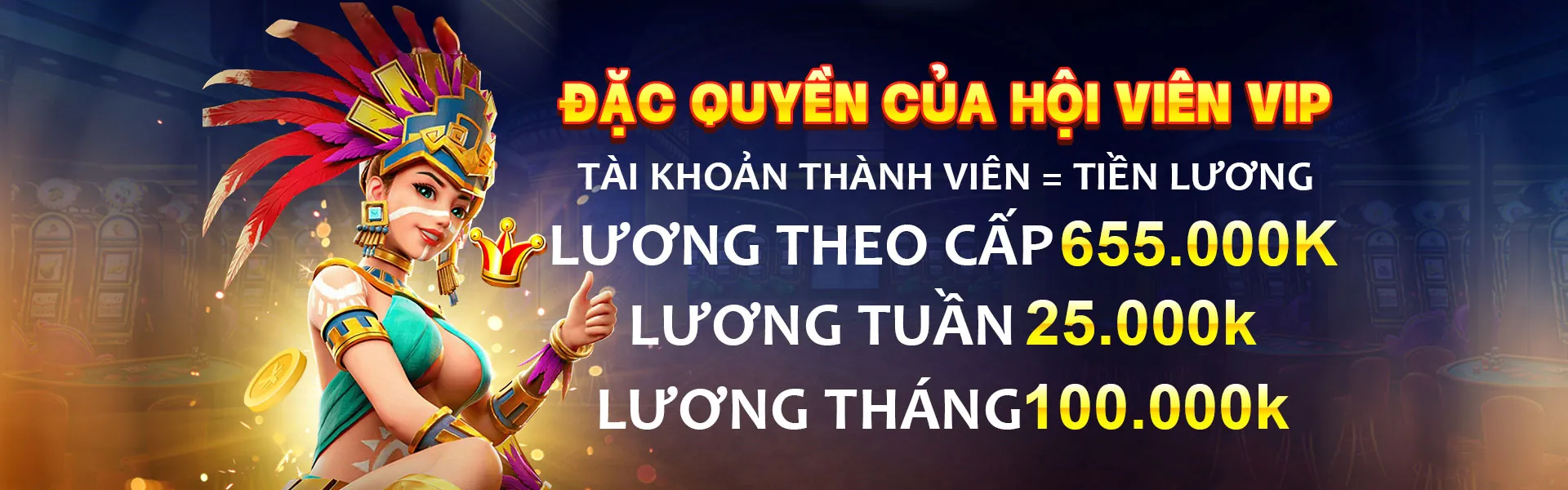Thưởng VIP độc quyền Vicwin